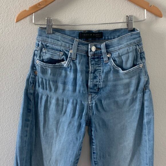 Veronica Beard Ryleigh‎ Slim Straight High Rise Jeans - Picture 3 of 8